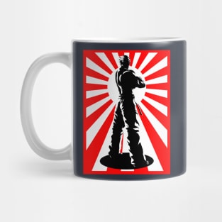 silhouette retro game Mug